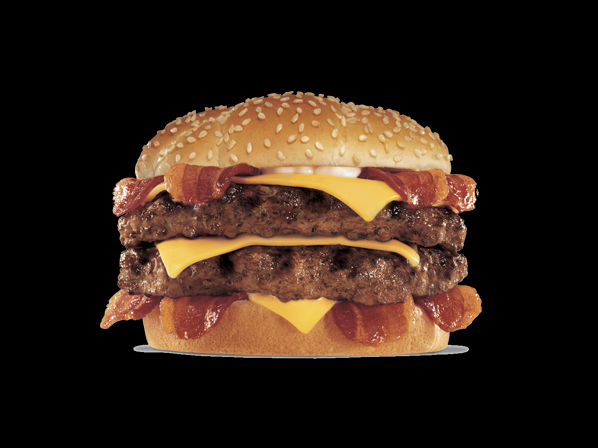 Las 5 peores y 5 mejores hamburguesas - PEOR de Hardees: Hamburguesa  Monster